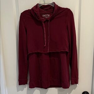 Latched Mama Burgundy Hoodie